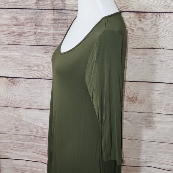 Caralese Asymmetrical Handkerchief Hem Tunic Dress Size Large‎ - Picture 5 of 15